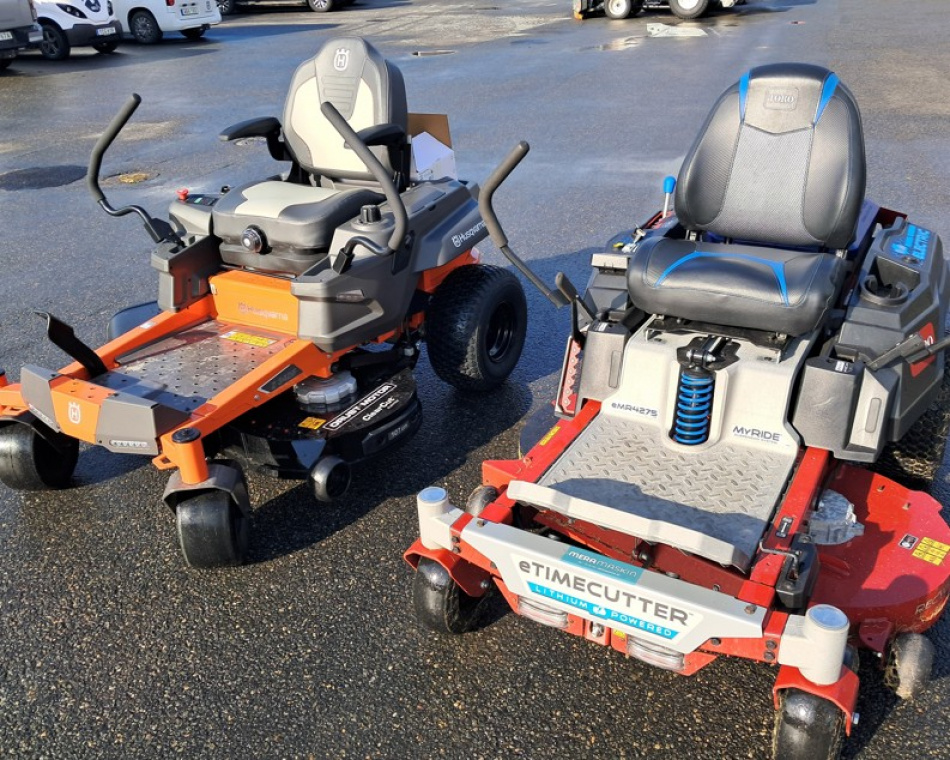 Elektriska spakstyrda alternativ från Husqvarna och Toro